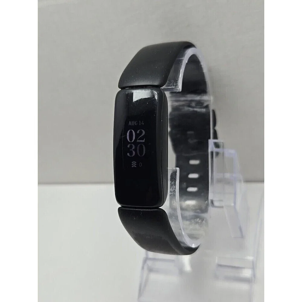Fitbit Inspire 2 Fitness Tracker Black Heart Rate Monitor Tested No Charger